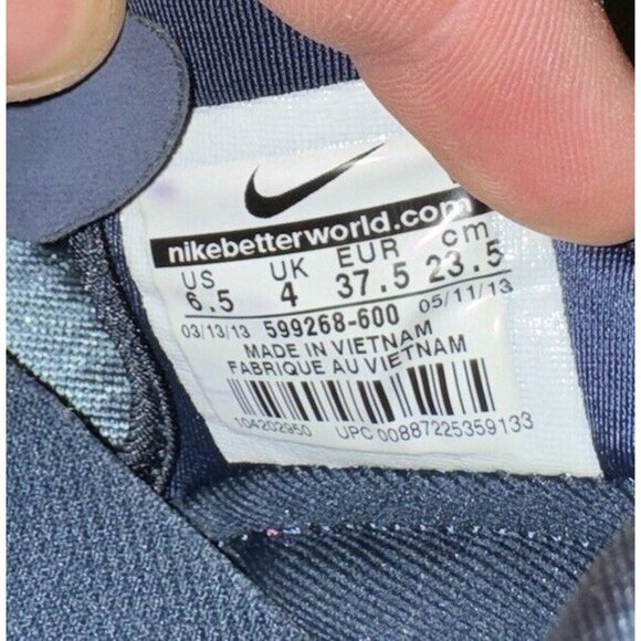 Nike Free Balanza Womens Athletic Running Training Shoes Size 6.5 Pink Blue - Picture 8 of 8